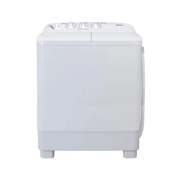 MSW7118P-Front-Angle-new2.webp Midea Twin Tub Washer Semi Auto Washing Machine Promo MSW 9008P