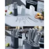 b52525c98e47b51b8e2454706542c1b7.webp Lock Lock Chef Collection Detachable Kitchen Knife Block Set White