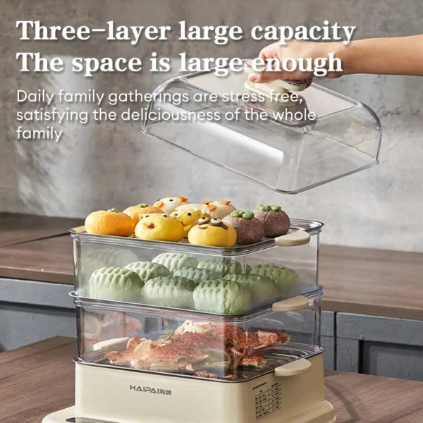 cn-11134207-820l4-mivd2hrksvsx2f.webp HAIPAI 20L Electric Steamer Home 9 Second Rapid Steaming