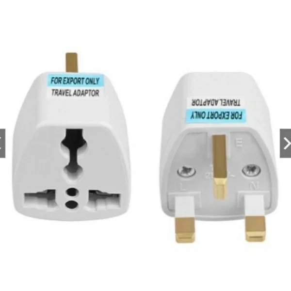 e161bc488fcfe2c33446f6bfba670c46.webp Universal 3 Pin Plug Socket Travel Adaptor