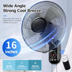 16" Wall Fan 65W 35dB