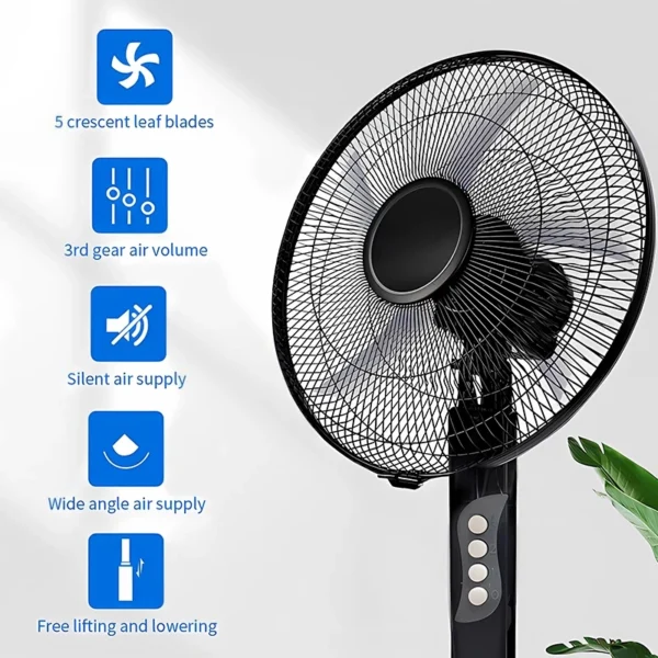 my-11134207-820lh-mmv7hkcnzls851.webp 16" Stand Fan 5 Blades 3 Speed
