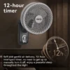12" Wall Fan Silent Air Circulation